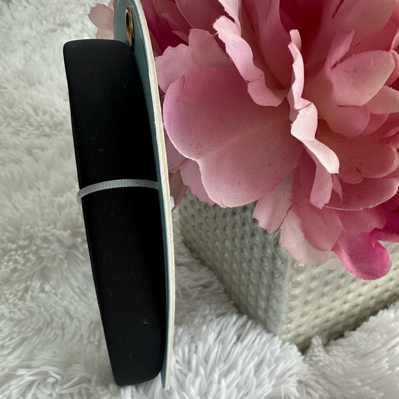 Badgley Mischka Black Headband with rhinestone bow on side NWT - Picture 3 of 5